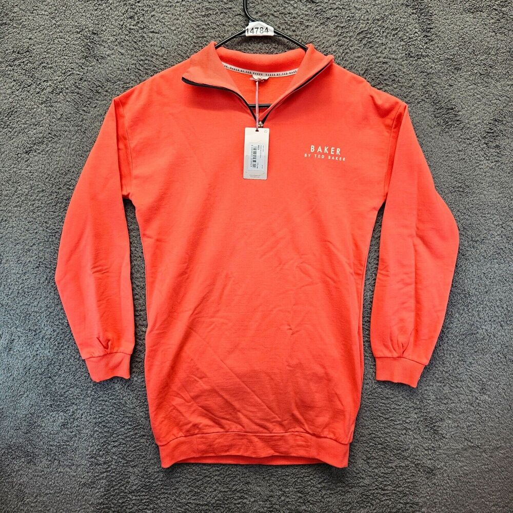 Baker By Ted Baker‎ Sweater Dress Size 13yrs Long Sleeve Zip